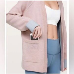 lululemon athletica Pink and Blue Cardigan